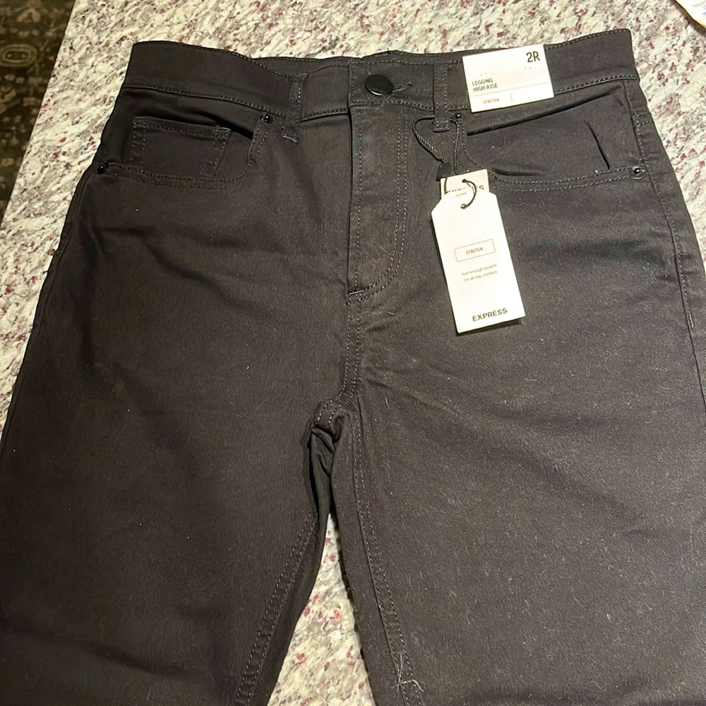 Brand new Express high rise legging - stretch size 2R